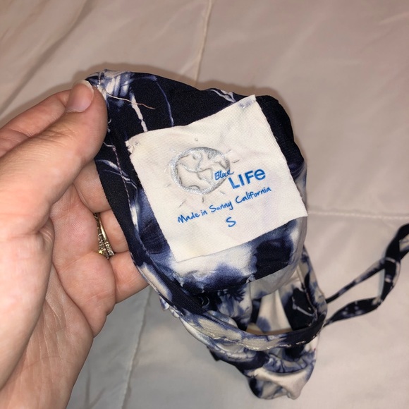 Blue Life Malibu triangle bikini top size small - Picture 8 of 9